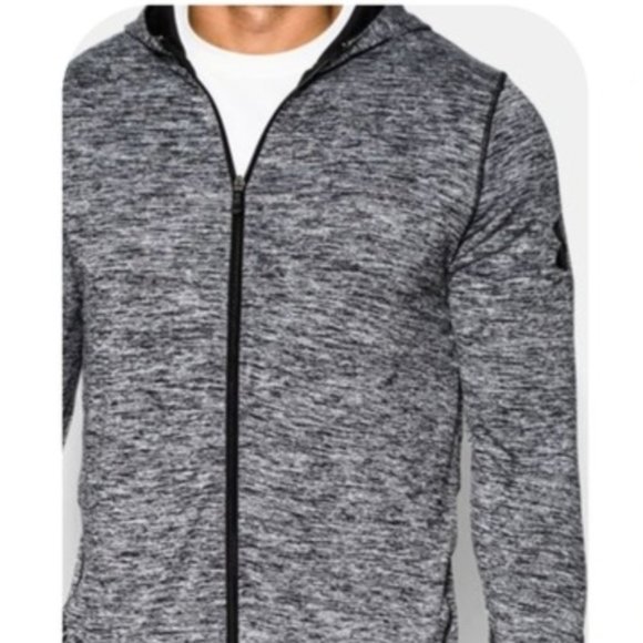 Under Armour Heathered Zip Up Track Jacket EUC sz S